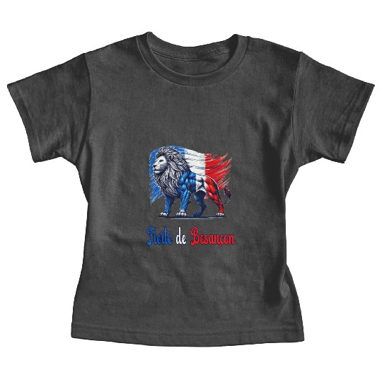 The pride of Besançon flag design Baby Tees