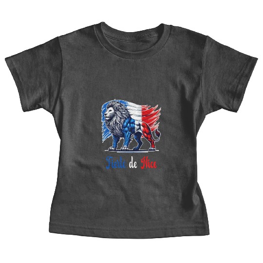 The pride of Nice flag design Baby Tees