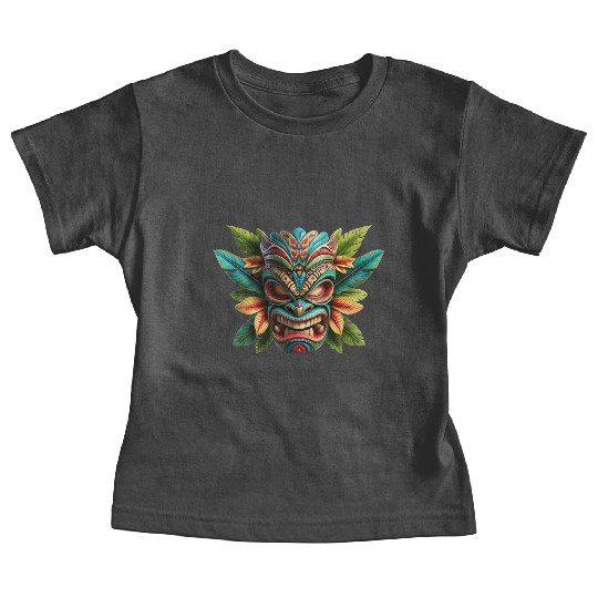 Tropical Tiki Warrior Baby Tees