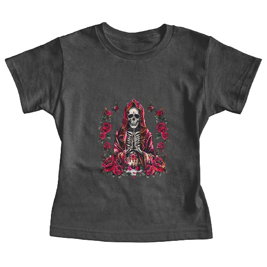 la Santa Muerte Saint Death Baby Tees