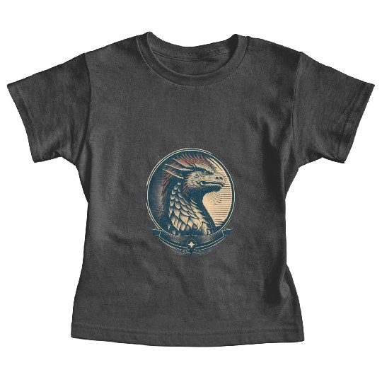Mystic Dragon Emblem Baby Tees Design