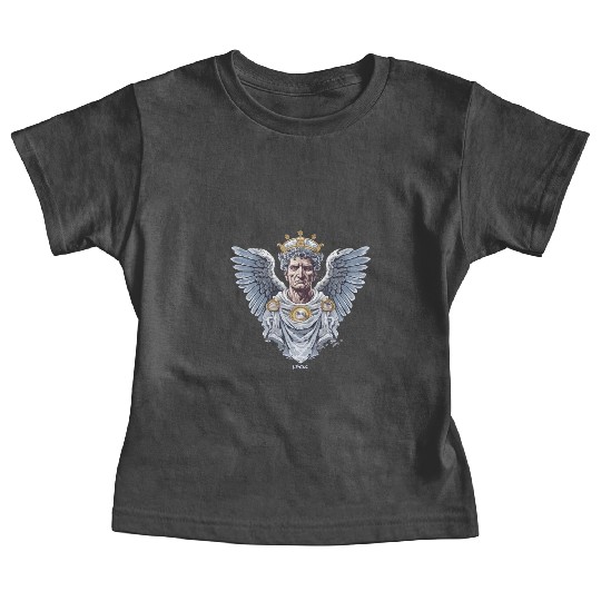 Emperor Caesar with Angel Wings Baby Tees