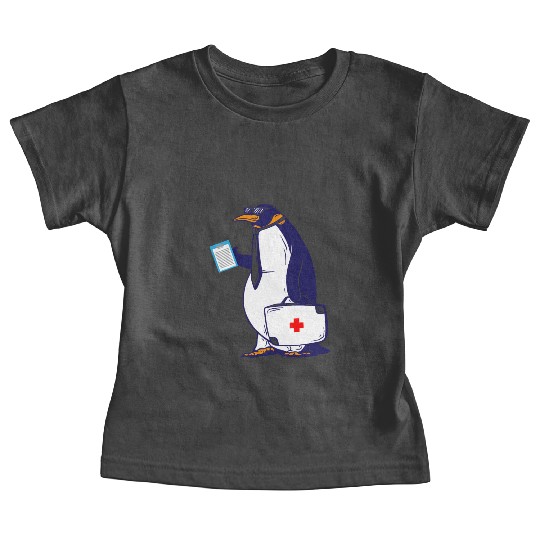Penguin Doctor, Penguin Famila, funny penguin Baby Tees