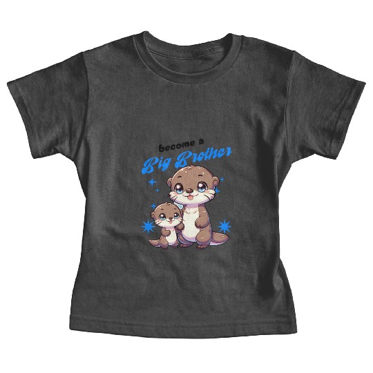 Soon I'll Be A Big Brother, Sweet Otter Brother Baby Tees