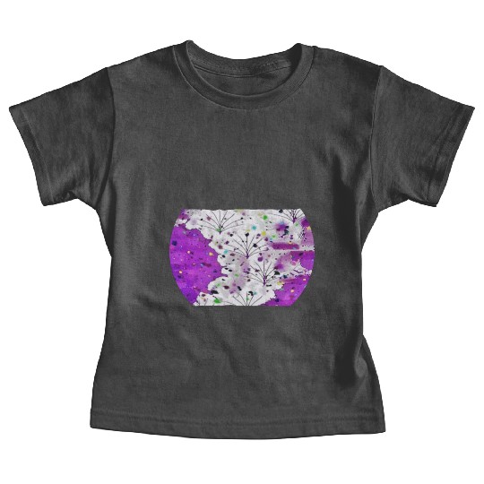 Purple Stream Baby Tees