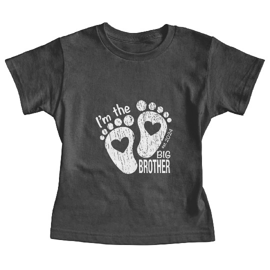 I’m the big brother -newborn sibling design Baby Tees
