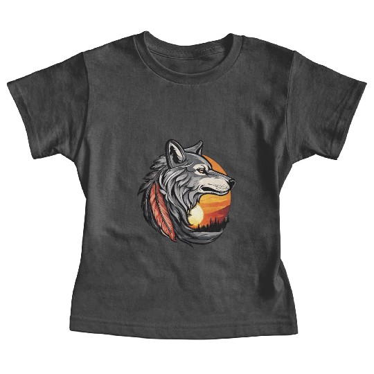 The Strongest Wolf design. Baby Tees