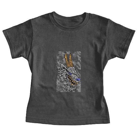 Fantasy RPG Wolf Magic Dungeon Baby Tees