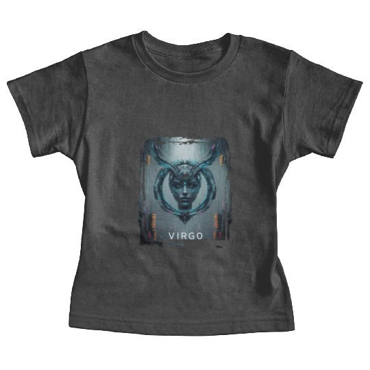 Zodiac sign Virgo in cyberpunk era Future Baby Tees