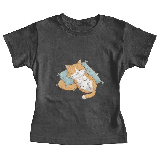 Cozy Cat Nap Baby Tees