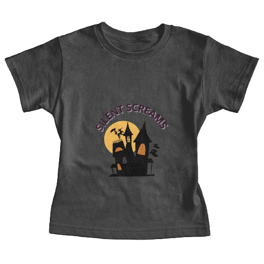 Whispers of the Haunted House Design Baby Tees