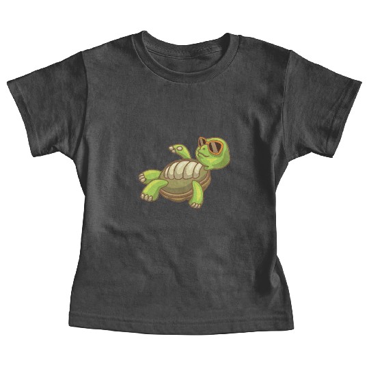 Sea Turtle Ocean Beach Relaxing Turtle Baby Tees