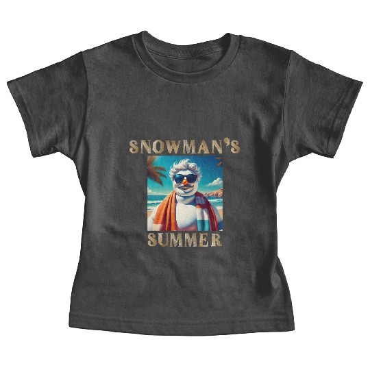 Chillin' Snowman: A Summer Surprise Baby Tees