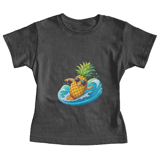 Pineapple Surfer Baby Tees