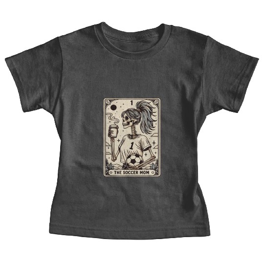 Soccer Mom Tarot Card Vintage Halloween Baby Tees