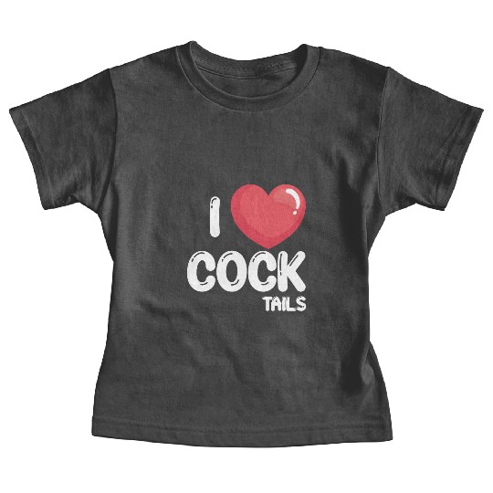 Funny I Love Cocktails 2 Baby Tees