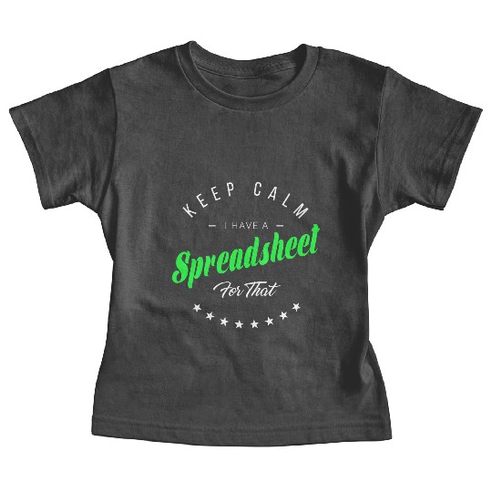 Funny Excel Spreadsheets Lover 5 Baby Tees