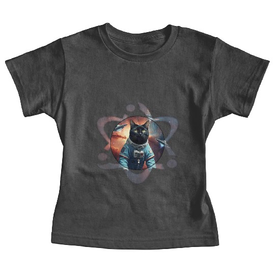 Space Cat Science Baby Tees