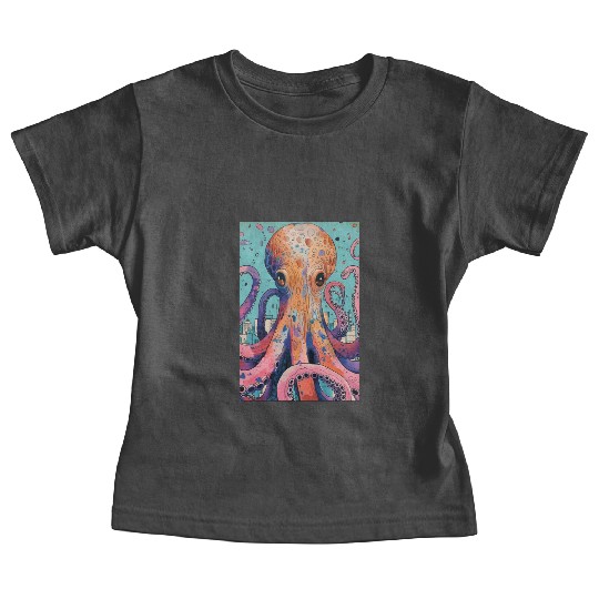 Giant Octopus Baby Tees