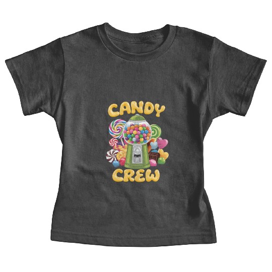 Candy Security Crew Lollipop Gummy Sweet Birthday Baby Tees