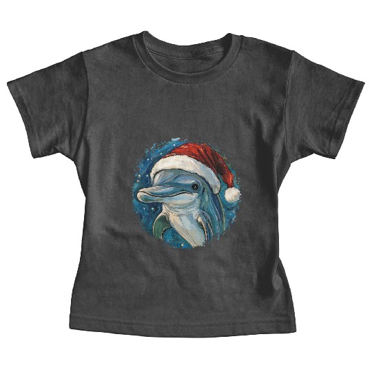 Dolphins Christmas Baby Tees