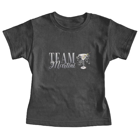 Team Martini Cocktail Bartender Baby Tees