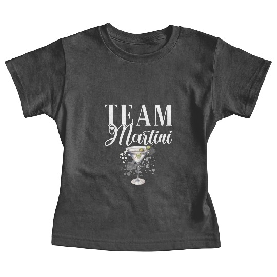 Team Martini Cocktail Bartender Baby Tees