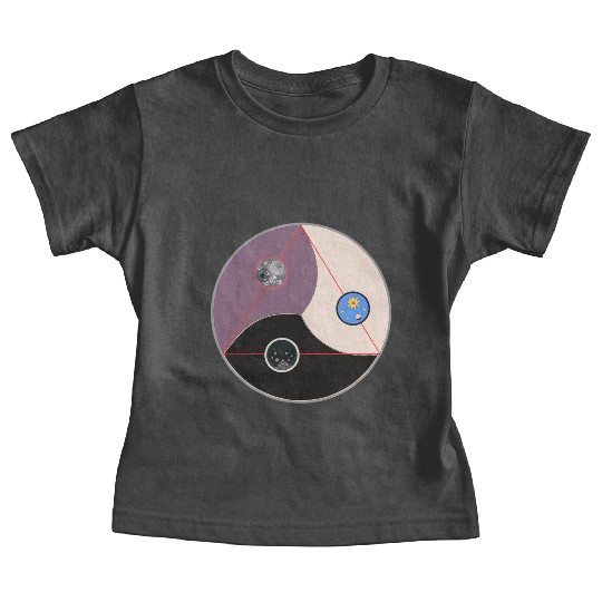 Three worlds Circle Baby Tees
