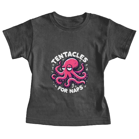 The Ink-Credible Adventures of Ollie the Octopus Baby Tees