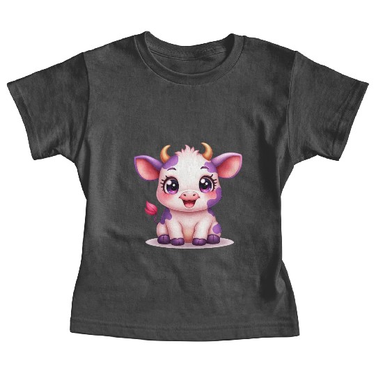 blueberry cow Gift unique Baby Tees