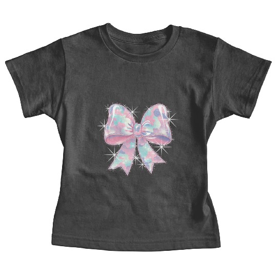 Christmas Coquette Bow, Merry Christmas Baby Tees