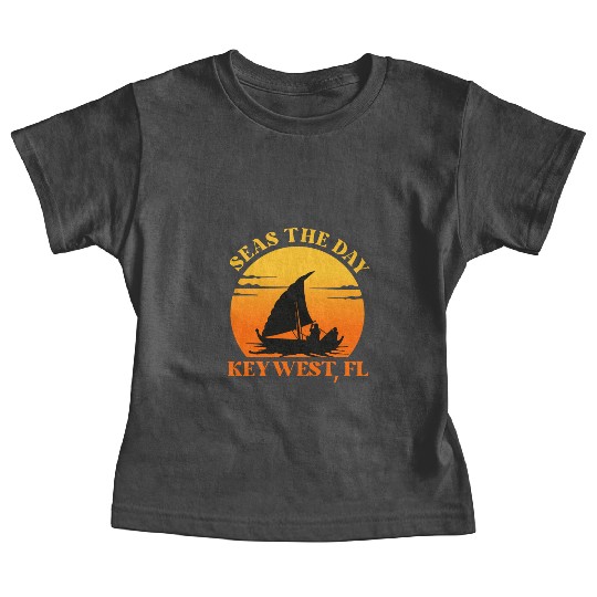 Sunshine-State Florida SEAS DAY KEY-WEST, FL Baby Tees