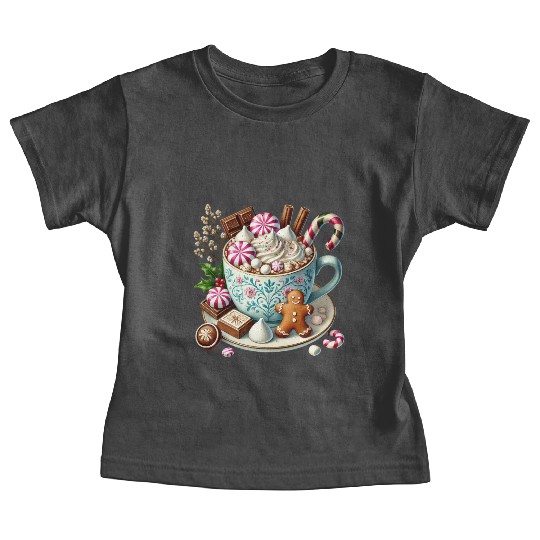 Christmas ice cream, Coquette Chistmas Baby Tees