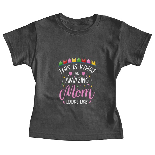 Amazing mom mother looks like mothers day christma Baby Tees