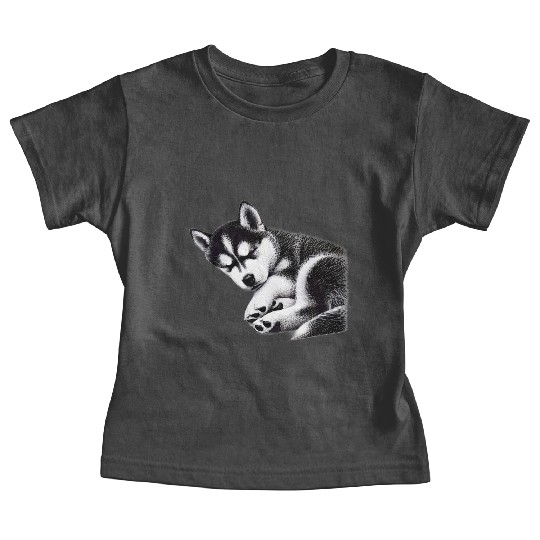 Gentle Snooze Dreaming Husky - TSQ Baby Tees
