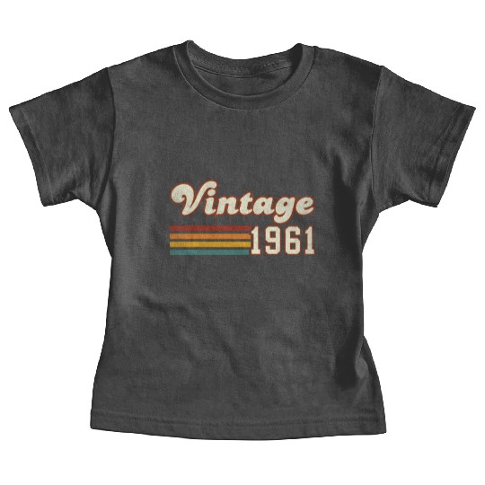 64th Birthday Gift - Vintage 1961 Baby Tees