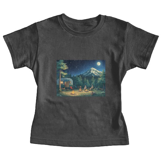 Digital nature bad painting Baby Tees