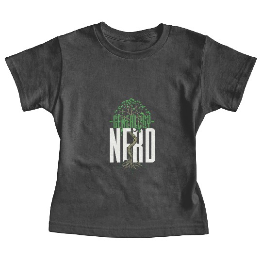 Genealogy Nerd Genealogist Ancestry Baby Tees