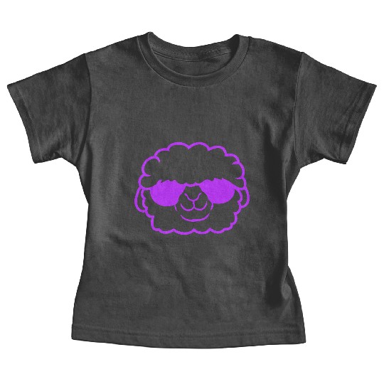 Sheep Sunglasses Cool Party Lamb Cute Head Face Baby Tees