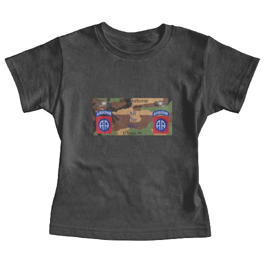 This 82nd Airborne All the Way gift for veterans Baby Tees
