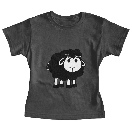 Black Sheep Small Cute Cute Lamb Cool Comic Sweet Baby Tees
