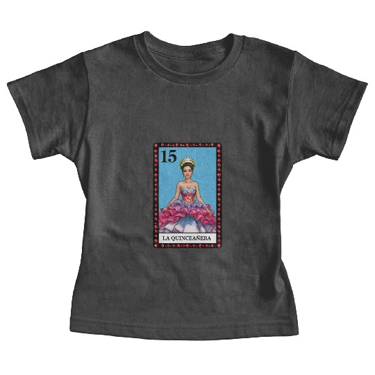 Lotería Quinceañera, Mis XV Hispanic Birthday Baby Tees