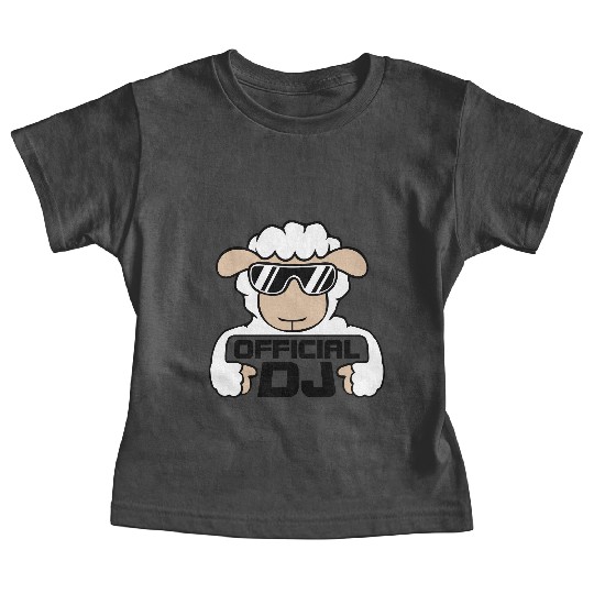 Sheep Official Dj Sunglasses Party Lamb Music Cool Baby Tees