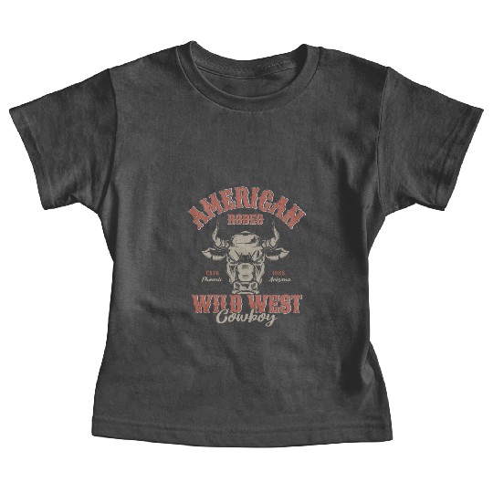 American Rodeo Wild West Cowboy Baby Tees