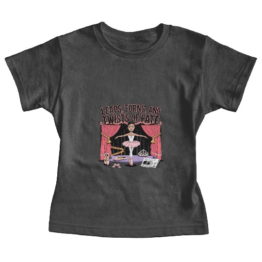 Leaps Turns Twists of True Fate True Crime Baby Tees