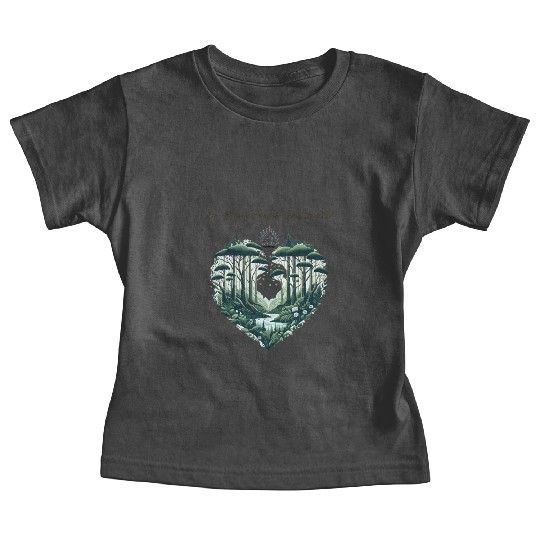 Evergreen Nature Lover Art Baby Tees