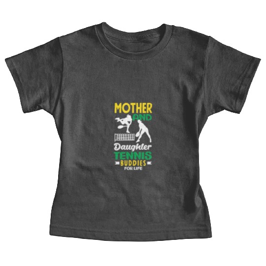 Mother And Daughter Tennis Buddies Baby Tees