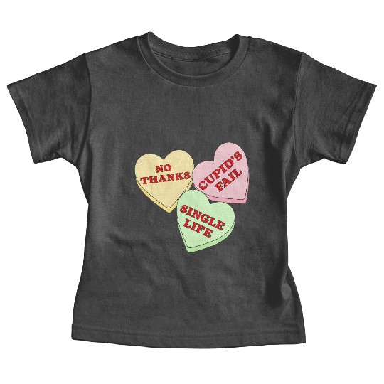 Valentines Candy Hearts Baby Tees