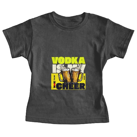 v is for vodka valentines CHEERS XX Baby Tees