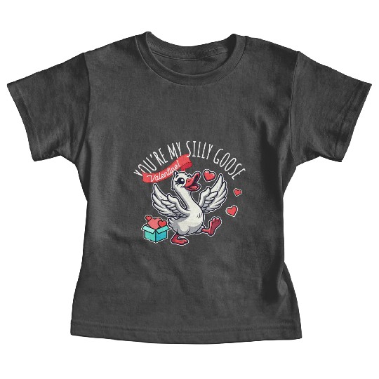 You’re My Silly Goose – Funny Valentine Design Baby Tees
